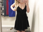 Dildo in the dressing room 1