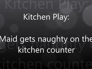 MyFreeCams CuteHerminie - Maid gets naughty on the kitchen counter