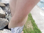 Mariah_Leonne - Public Beach Two Cumshots & Facial