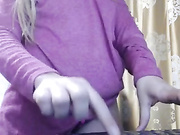 Amateur webcam, blossompuff