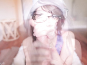 Ball sucking nerd