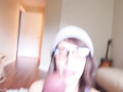 Ball sucking nerd