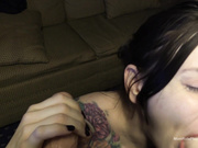 Bettie Bondage - Mom Blowbangs Her Son and Husband