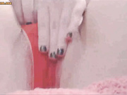Pussy rubbing through panties