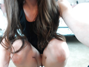 Lilcanadiangirl - playing in my black dress