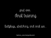 Leolulu_XXX FIRST EVER ANAL TRAINING