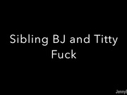 ManyVids - Jenny Blighe - Sibling Sloppy BJ and Titty Fuck