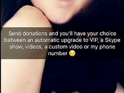 Selena So Sweet Premium Snapchat Live CumSquirt Show