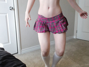 LILCANADIANGIRL – MINI SKIRT TEASE