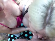 Sexxy Bunny Red Harley Outdoor POV Blowjob