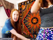 2 cuties flashing on cam