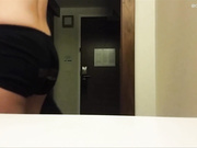 CandieCane - Topless Room Service While Trying To Cum - Premium Video