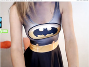 batgirl cums hard