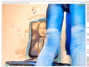 Blue Chick on Chaturbate Nude