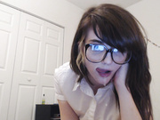 Leda x - Nerdy Teen Drools and Spits