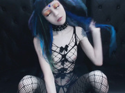 Kota Morgue - Fishnet Hitachi Cum