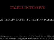 Frantically Ticklish Christina Pillared