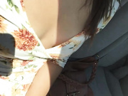 no panties in the uber ride of shame