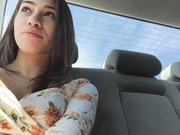 no panties in the uber ride of shame