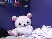 Busty Lunackitsuen webcam pussy and anal masturbation