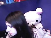 Busty Lunackitsuen webcam pussy and anal masturbation