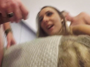 THREESOME STRANGER HUGE DOUBLE FACIAL