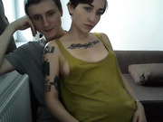 Brother and sister on cam