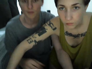 Brother and sister on cam