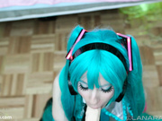 Lana Rain - Hatsune Mike Fucked While Tied Up
