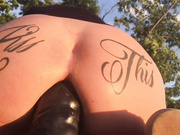 manyvids - lilyskye extreme anal play with a great view