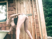 manyvids - lilyskye - lilyskye outdoor milk enema