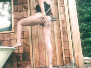 manyvids - lilyskye - lilyskye outdoor milk enema