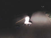 Sweet teen - Masturbation on the night street