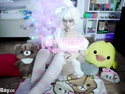 Lana Rain - Christmas Bunny Carrot Vibrator DP