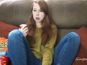 Gingerlovex - Redhead Shows Off Her Burping Skills