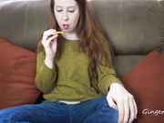Gingerlovex - Redhead Shows Off Her Burping Skills