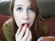 Gingerlovex - Redhead Shows Off Her Burping Skills