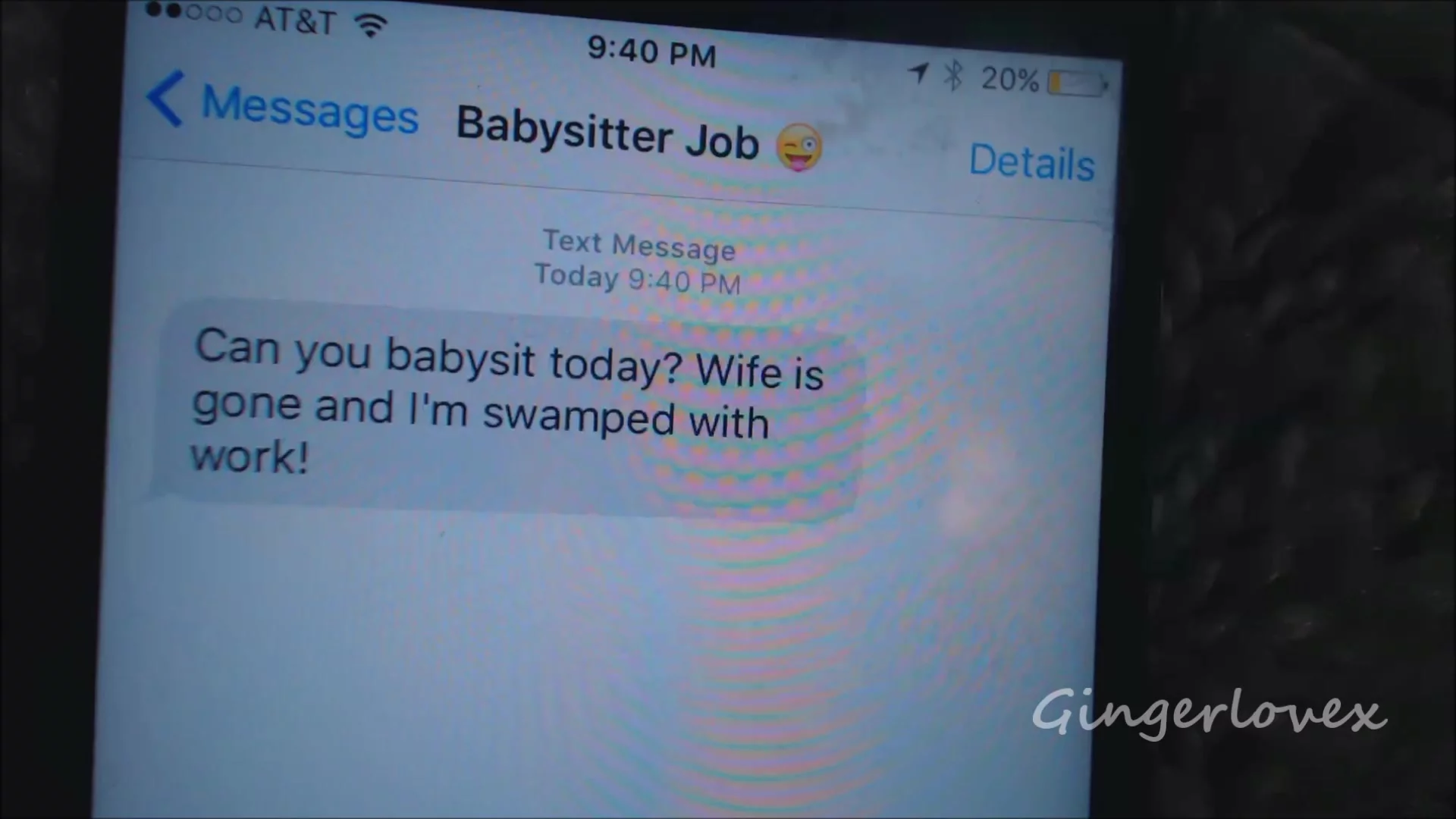 Gingerlovex - Fucking the babysitter POV - Camvideos.tv