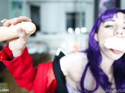 Lana Rain - Slutty Double Blowjob w Misato Katsuragi