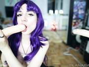 Lana Rain - Slutty Double Blowjob w Misato Katsuragi