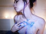 JadeSkye - Tiny Tits: Bath bomb and Wax Play HD