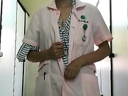 Chinese Nurse Masturbating in Hospital