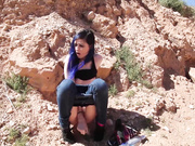 JadeSkye - Public Outdoors Glass Toy Cum - Premium HD Video