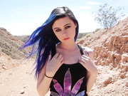 JadeSkye - Public Roadside Stripping Part One - Premium HD Video