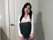 Bijou - School Girl Jerks Off Teacher