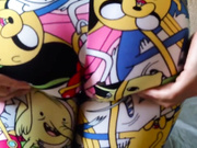 Girl with a big booty in tights adventure time