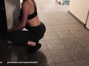 LeoLulu - Girlfriend flashing and fucking at the gym
