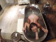 Anastasiaxxx89 Spycam Double Dong Bathtub Fun