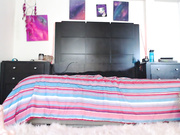 Juicyanny teasing with her feet, fingering her asshole