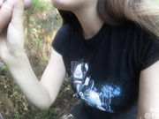 BF fucks my F Cup Boobs in the forest, huge oudoor Cumshot